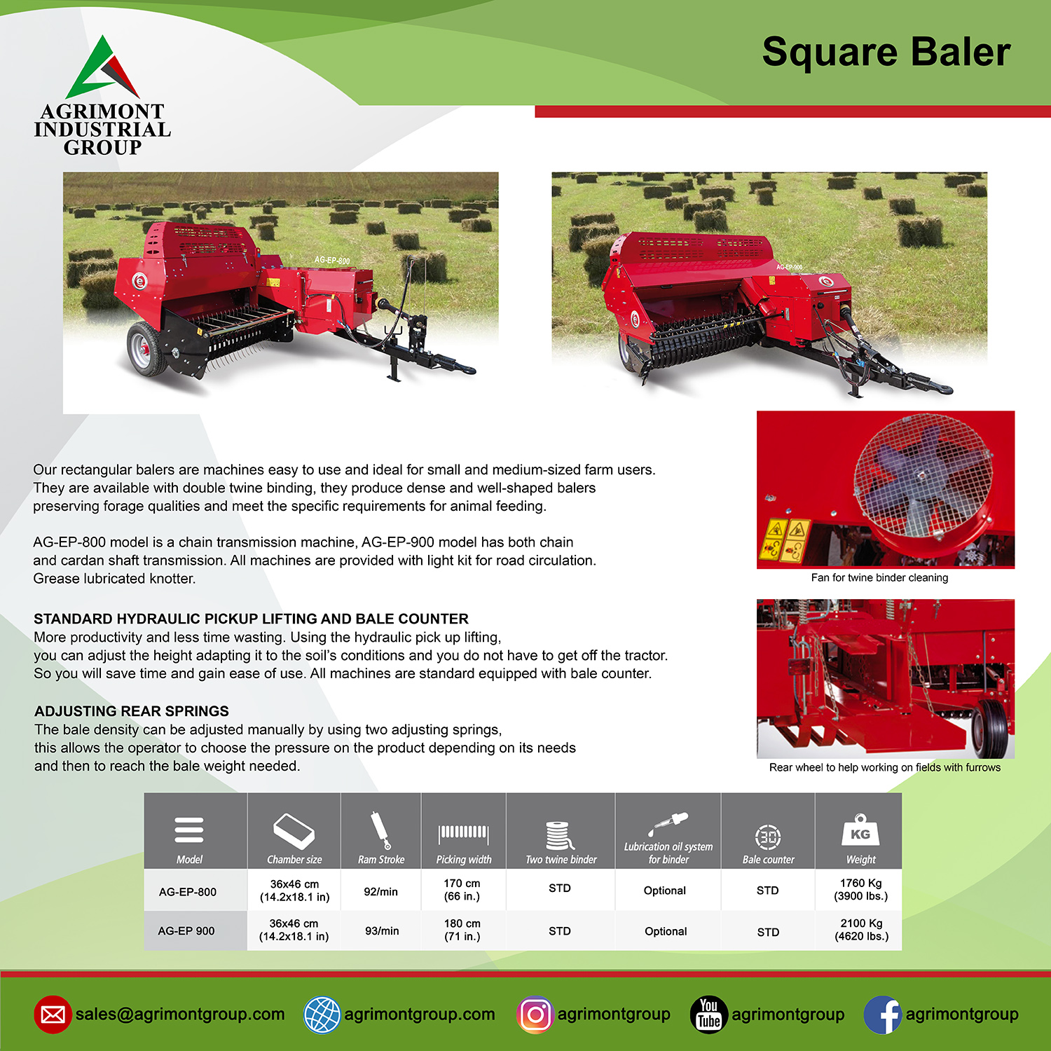 Prasa kostkująca AG-EP-800/900 – oryginalna plansza producenta Agrimont
